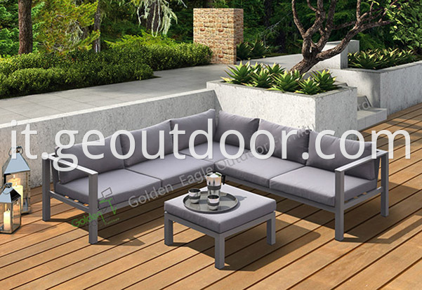 aluminium garden modular seating